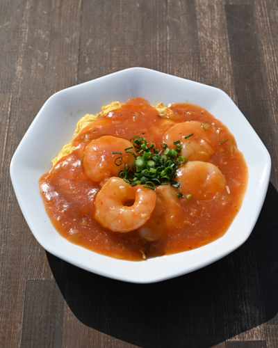 マルタン食堂,乾焼蝦仁,エビチリ
